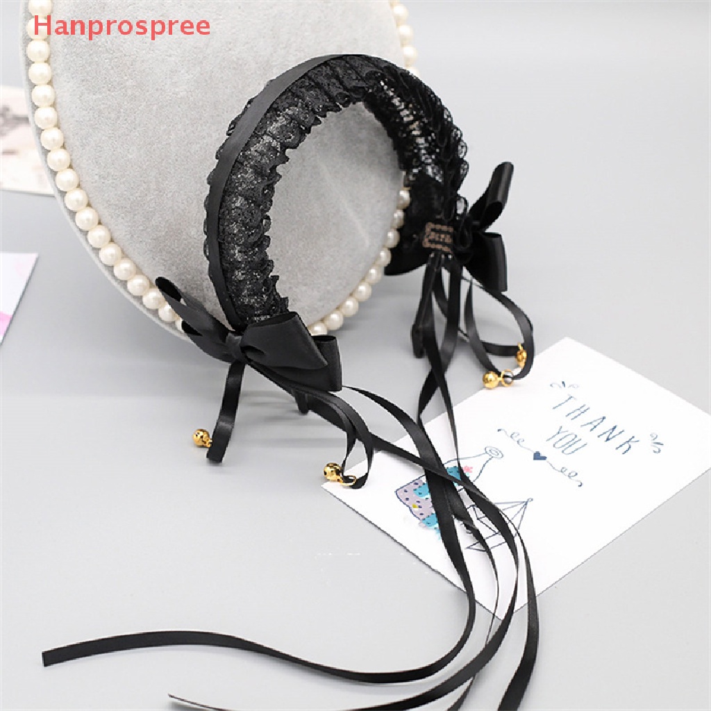 Hanprospree > Băng Đô Ren Xanh Dương Phong Cách Gothic Lolita Phụ Kiện Tóc Tốt