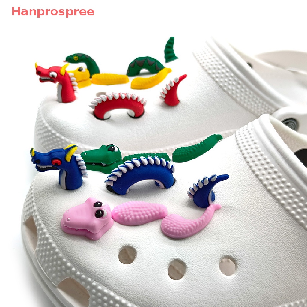 Hanprospree &gt; Phụ Kiện Khóa Giày Bằng PVC Thiết Kế Hoạt Hình Vui Nhộn Trang Trí Giày Croc Ch Kid well