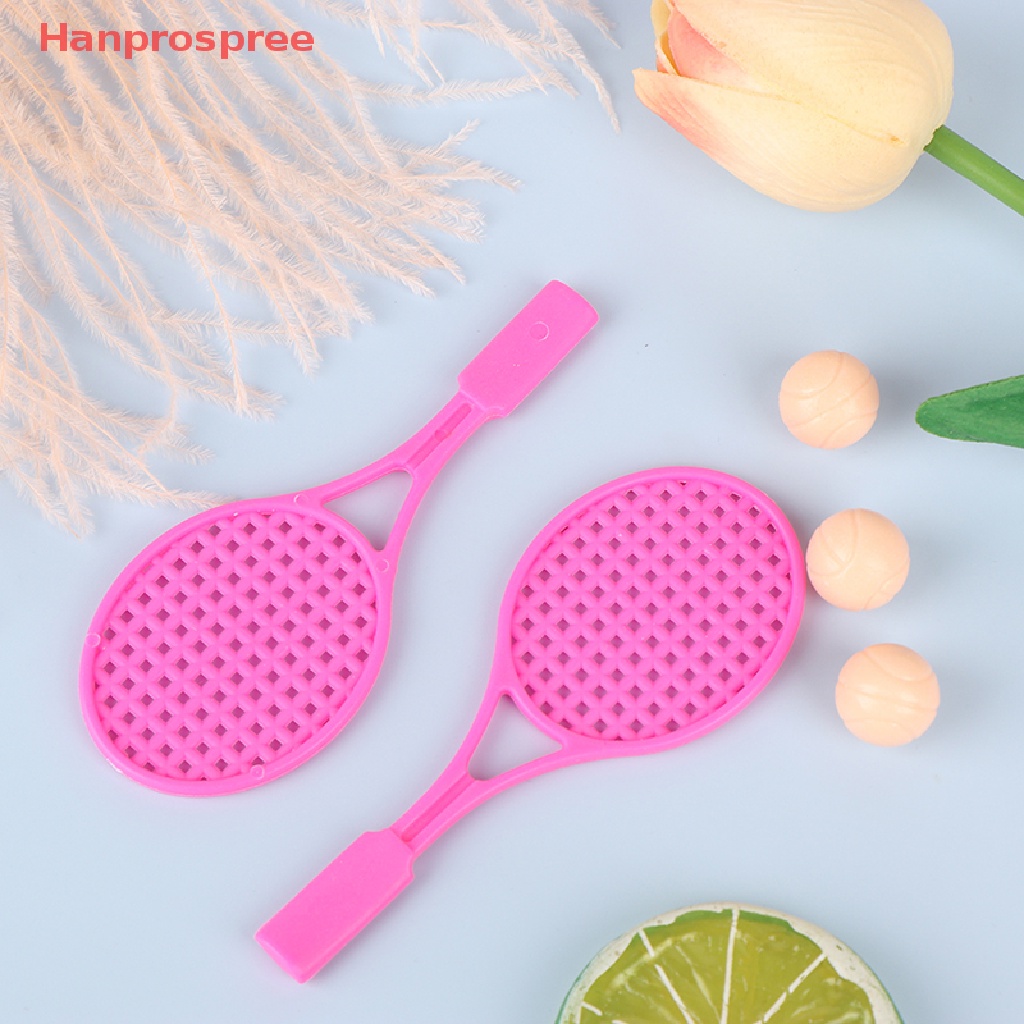 1 Bộ Vợt Đánh tennis mini Cho Nhà Búp Bê