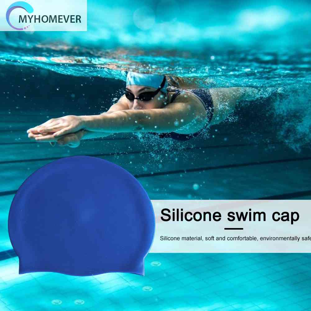 Mũ Bơi Co Giãn Bằng Silicon Thoải Mái Tiện Dụng Cho Các Môn Thể Thao Dưới Nước