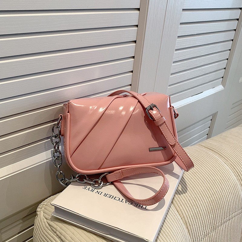 Túi Đeo Vai Hình Vuông Cỡ Nhỏ Có Khóa Kéo Phong Cách Hàn Quốc Thời Trang Cho Nữ