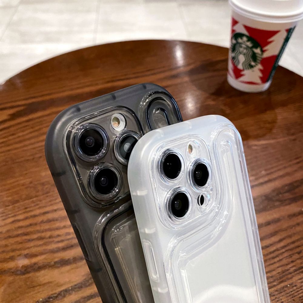 Ốp Điện Thoại TPU Mềm Trong Suốt Có Đệm Khí Chống Sốc Cho IPhone 11 12 13 14 Pro Max