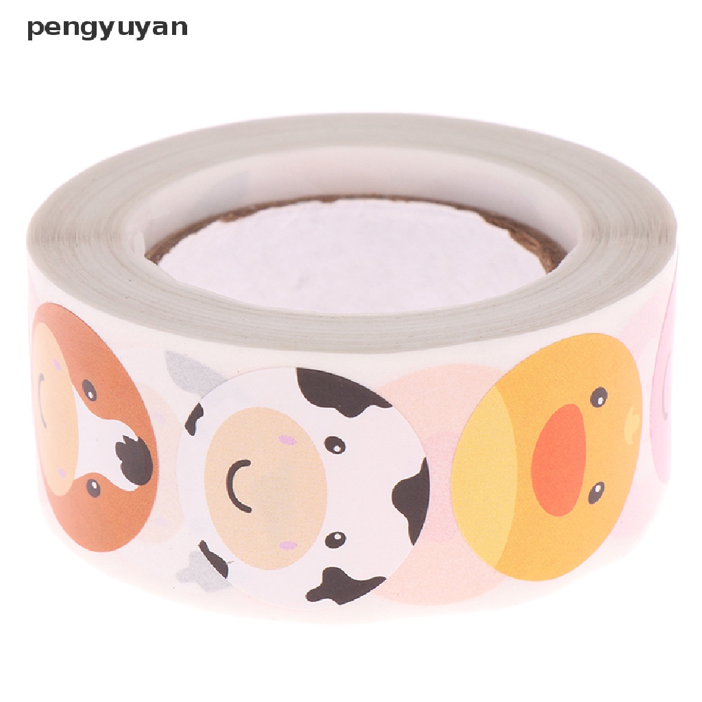 [pengyuyan] 500 Nhãn Dán Đồ Chơi Giáo Viên Hình Động Vật Hoạt Hình Cho Bé [Mới]