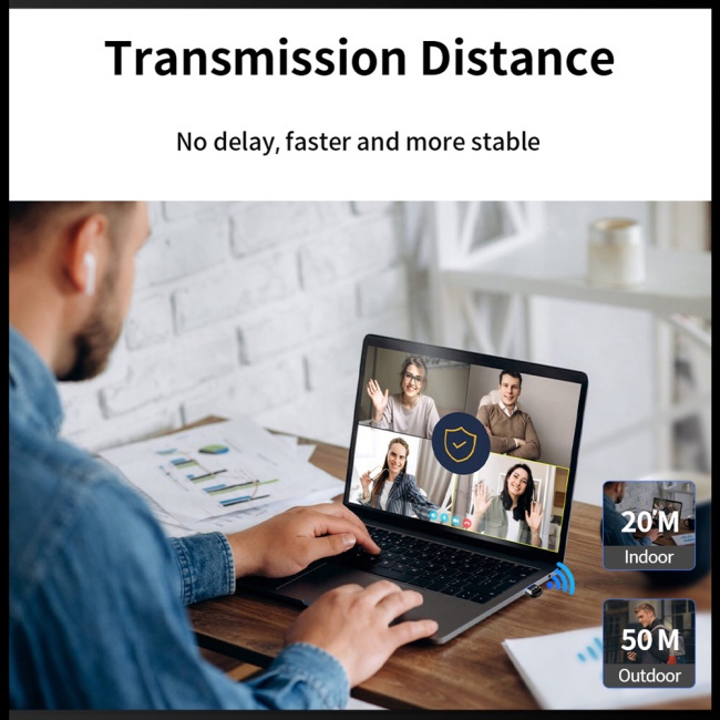 Usb Bluetooth 5.3 Nhận Tín Hiệu Cho Loa / Chuột / Bàn Phím Không Dây