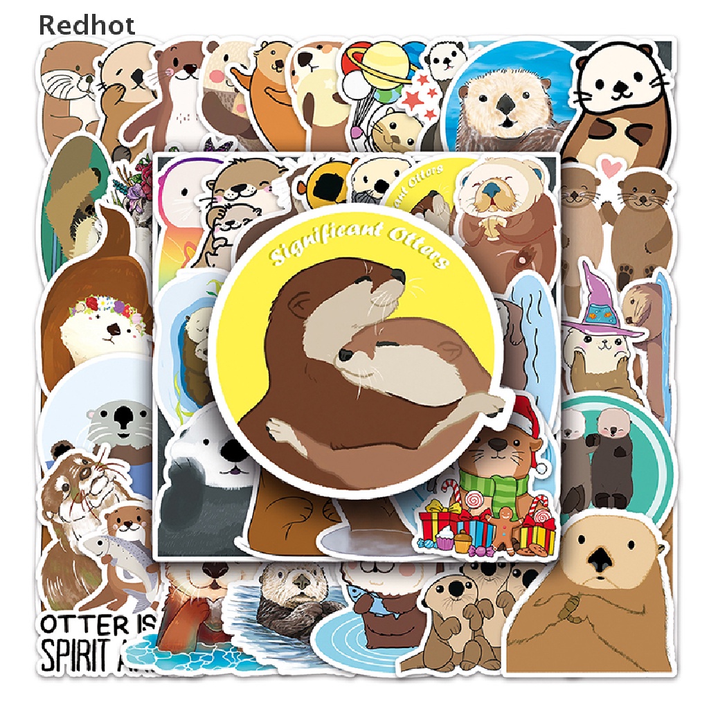 Bộ 50 Miếng Dán Họa Tiết Hoạt Hình Graffiti Trang Trí Laptop / Điện Thoại DIY