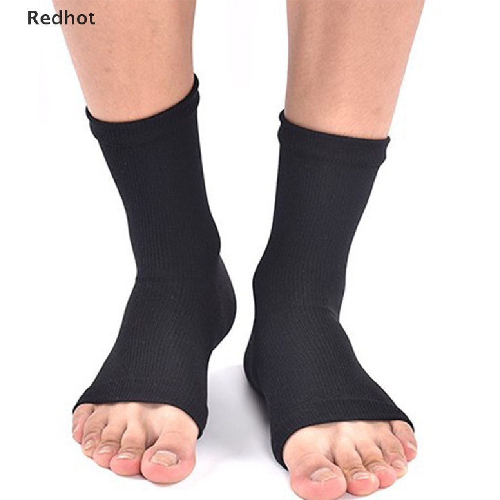 &lt; Redhot &gt; Vớ Nén Thể Thao Hỗ Trợ Cổ Chân Chống Mệt Mỏi Thoáng Khí Cho Nam Và Nữ