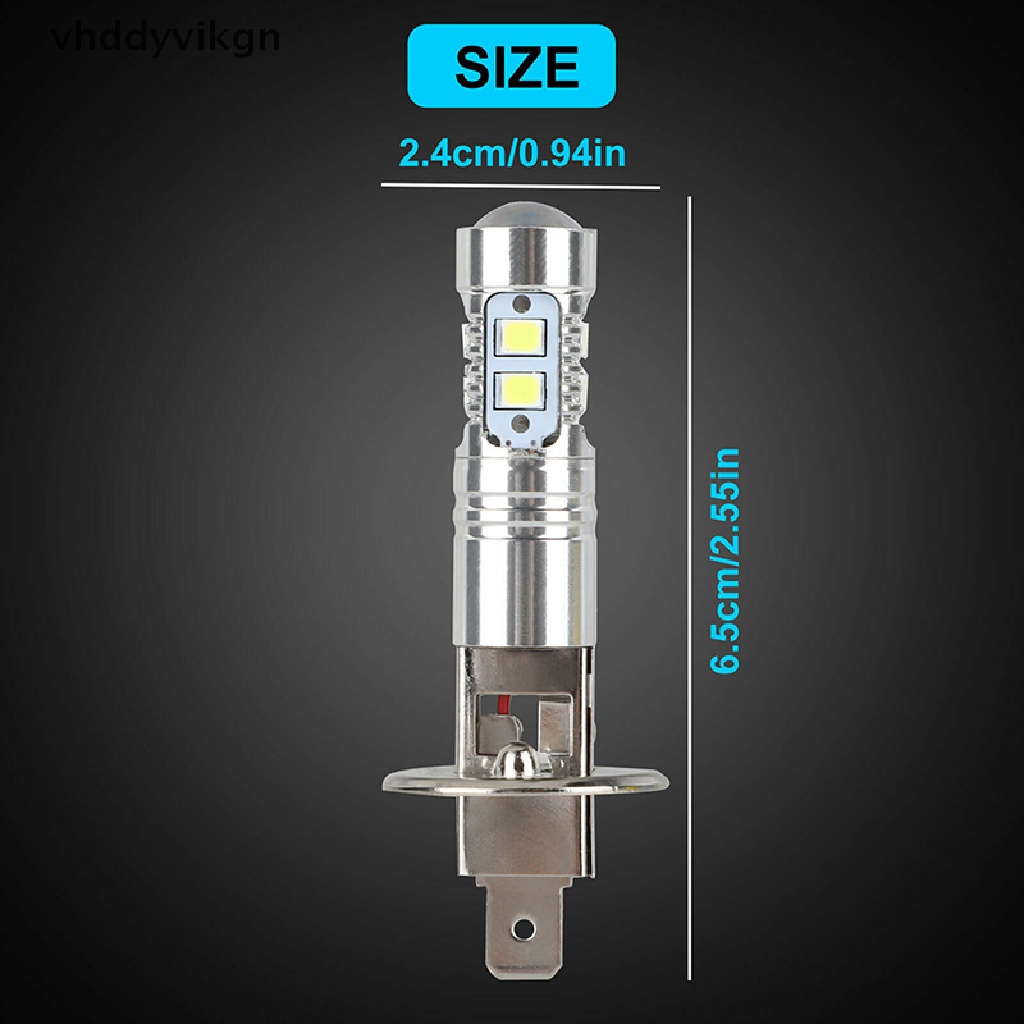 1 Cặp Đèn Pha LED H1 Siêu Sáng Cho Xe Hơi