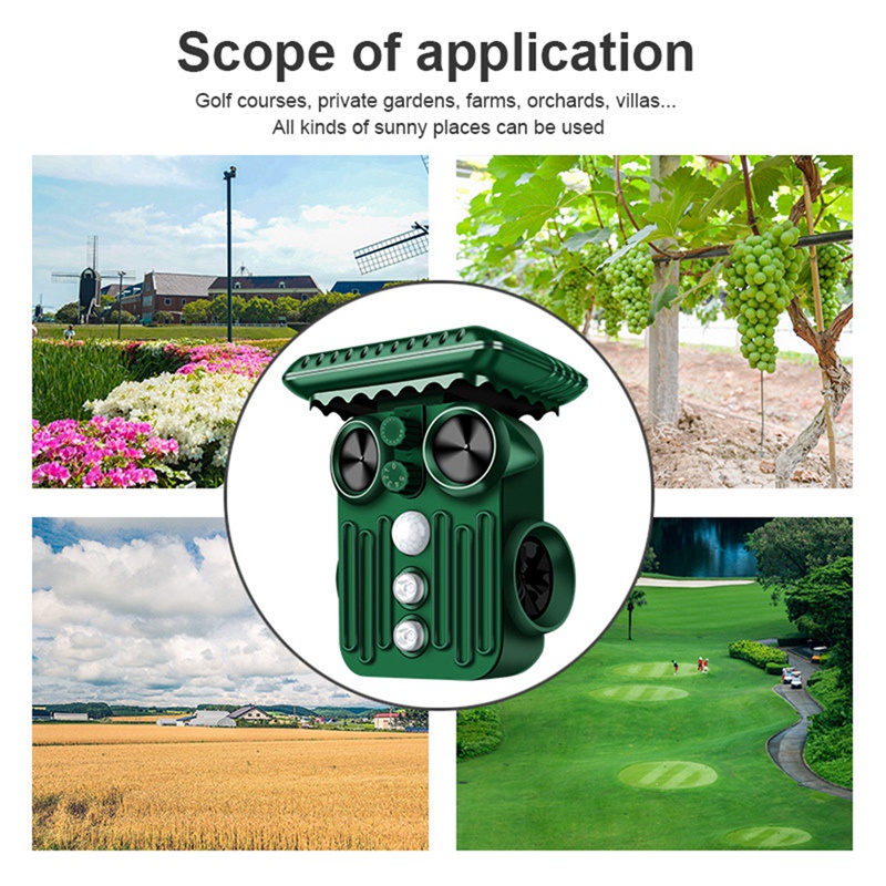 Thiết Bị Xịt Đuổi Côn Trùng Động Vật Gây Hại Sử Dụng Năng Lượng Mặt Trời Thân Thiện Với Môi Tr