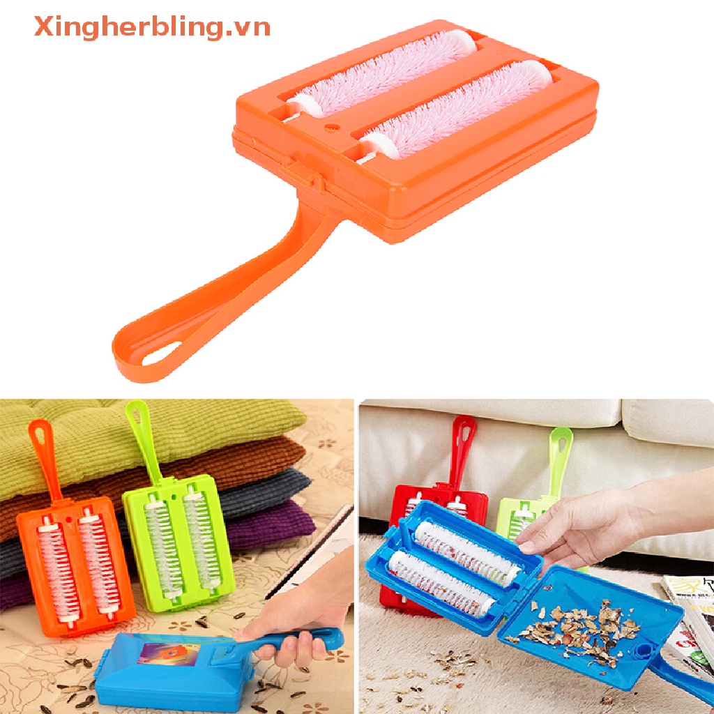 Chổi Lăn Bụi Lông Thú Cầm Tay Vệ Sinh Thảm