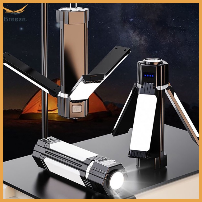 Đèn Pin Cắm Trại 5 Chế Độ Kèm Sạc Tiện Dụng Chất Lượng Cao