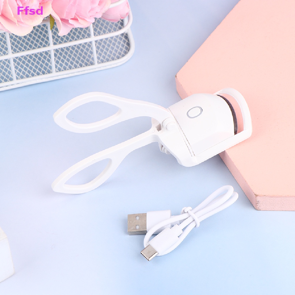 {Ffsd} Máy Uốn Cong Lông Mi Bằng Nhiệt Điện Trang Điểm Dài Đẹp