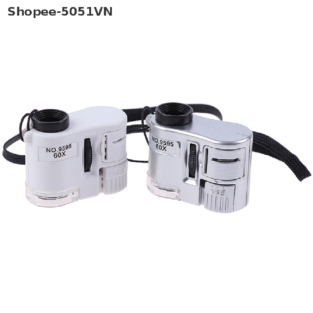 Kính Hiển Vi Mini 60X Có Đèn LED Chuyên Dụng Làm Trang Sức