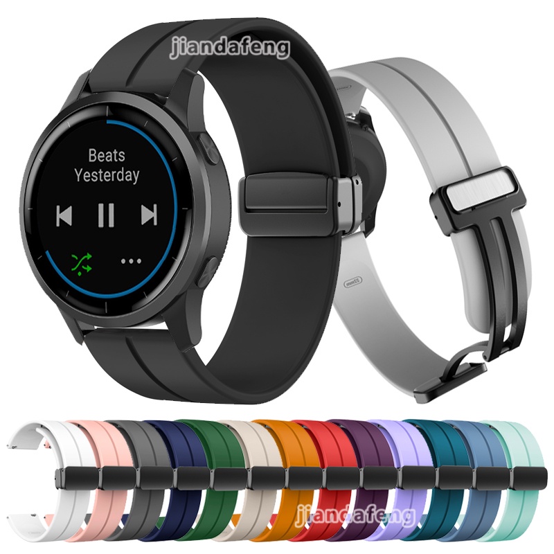 Dây Đeo Thể Thao Khóa Nam Châm Chữ D Cho Garmin Vivoactive 4 4