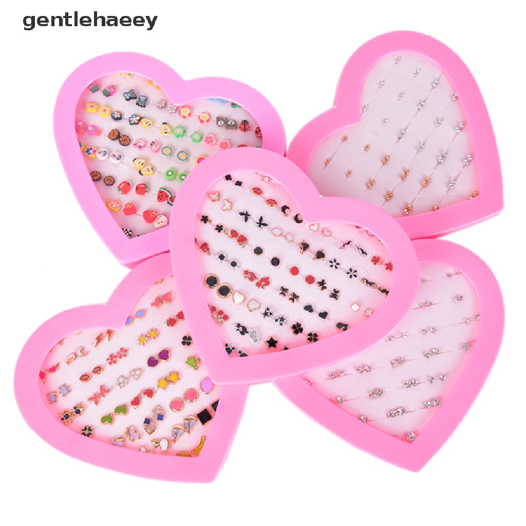 Đôi Khuyên Tai Đất Sét Hình Hoa Quả Thủ Công Phong Cách Hỗn Hợp Dành Cho Trẻ Em EN