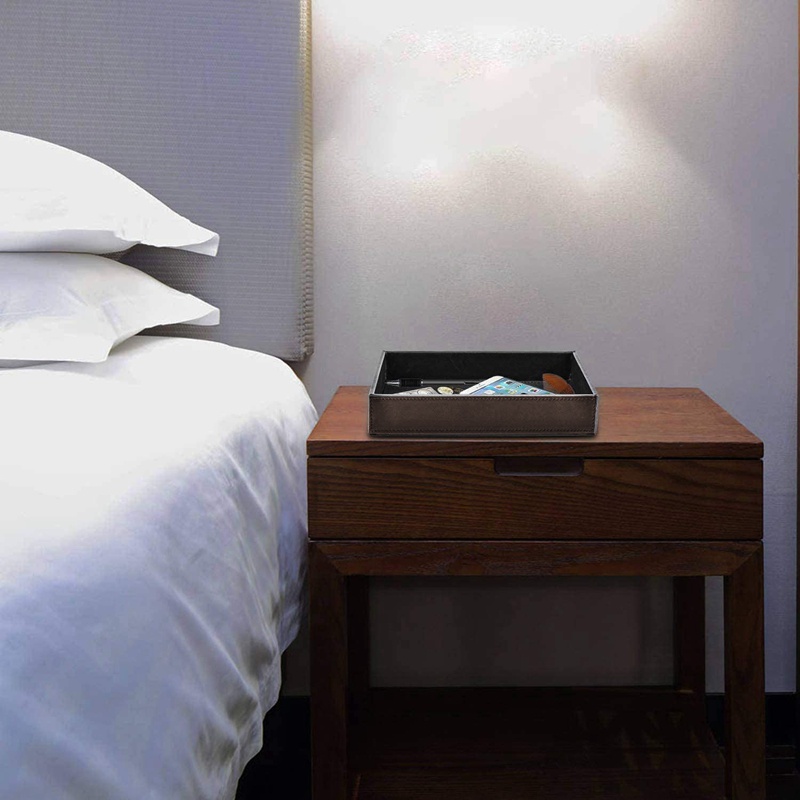 Khay Bằng Da PU Để Đựng Đồ Tiện Dụng Và Bền