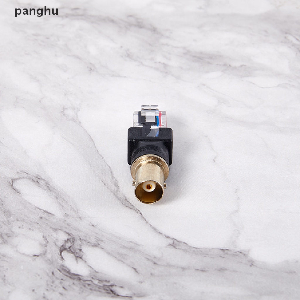 1 Đầu Nối BNC Female Sang RJ45 Male Plug RF Màu Đen