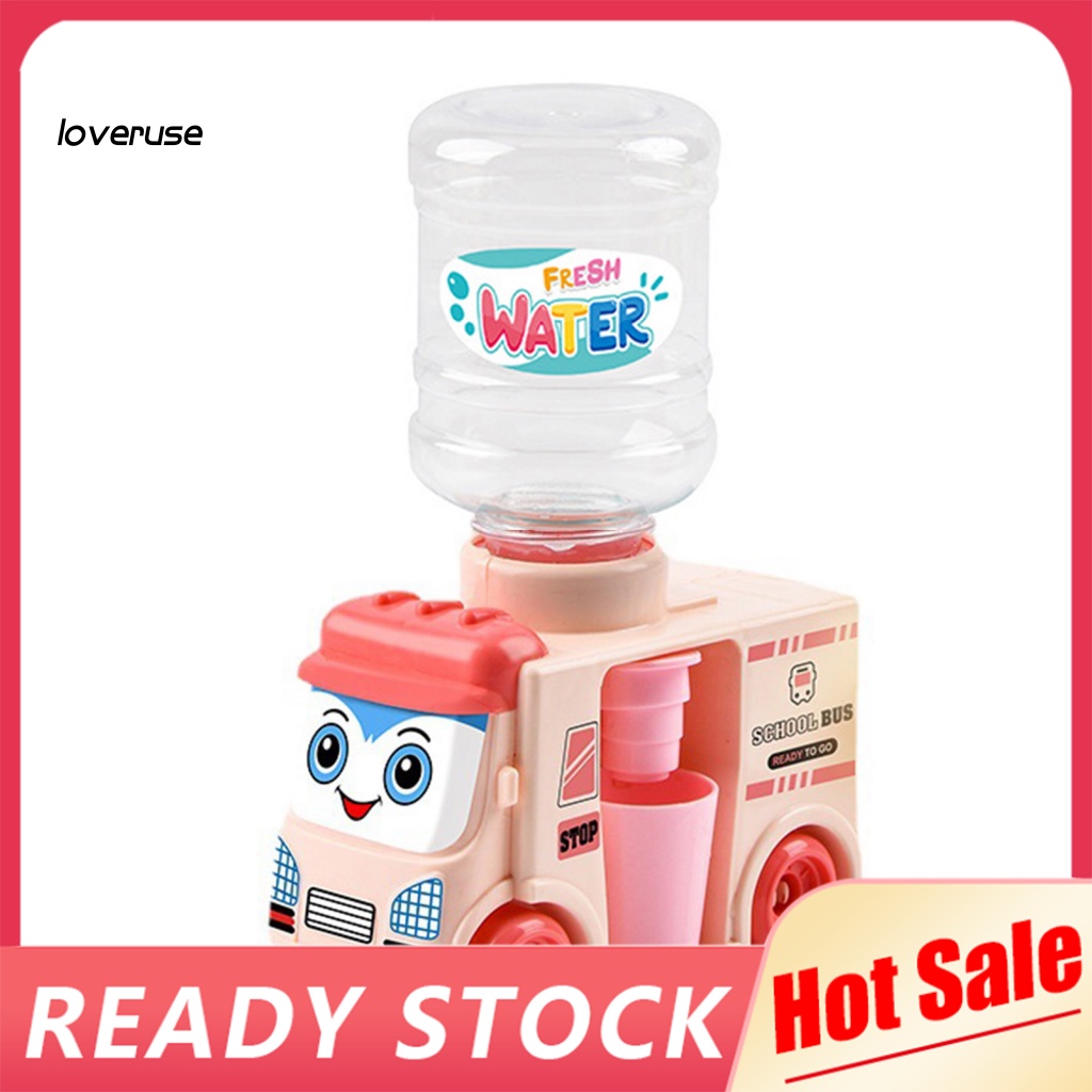 / Lo / LO / Xe Buýt Đồ Chơi Bơm Nước Dạng Nhấn Nhỏ Quà Tặng Cho Trẻ Em
