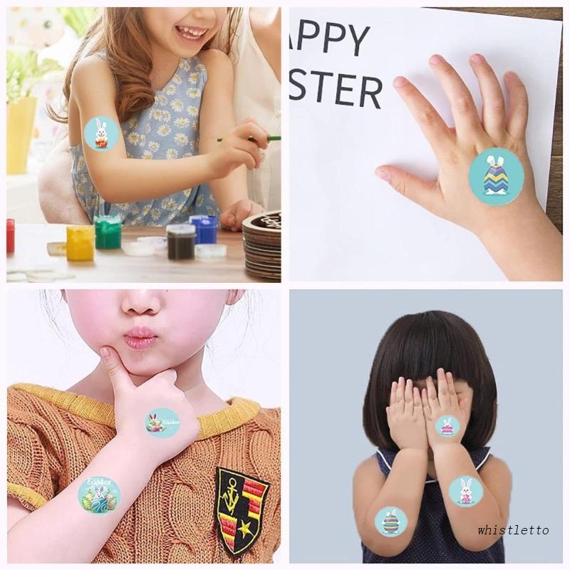 Bộ 500 Sticker Dán Trang Trí Hình Thỏ Phục Sinh Vui Nhộn