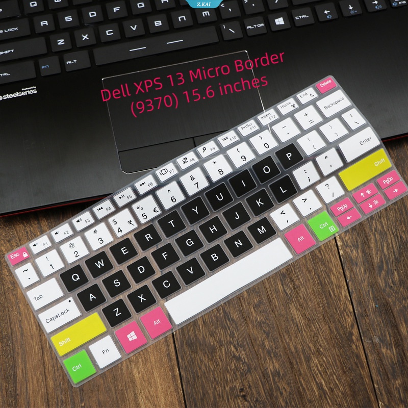 Ốp Bảo Vệ Bàn Phím Laptop Dell XPS 13 (9370) 15.6 Inch Bằng Silicon Chống Thấm Nước Có Thể Giặt Được