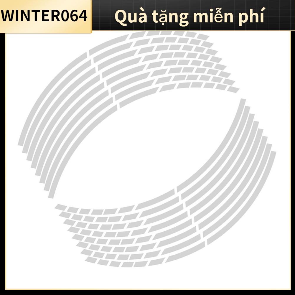Bộ 16 Miếng Dán Phản Quang 18 Inch Dùng Trang Trí Vành Bánh Xe Hơi