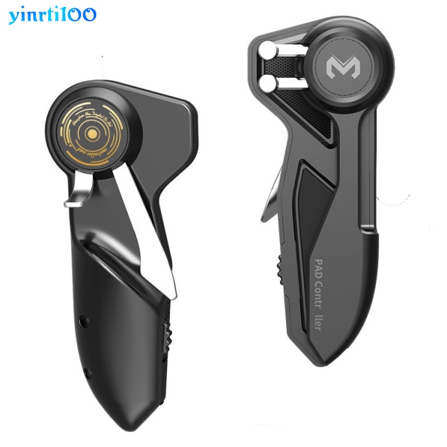 1 Cặp Cò Bấm Kim Loại Gọn Nhẹ 6 Ngón Tay Chơi Game Nhanh Chóng