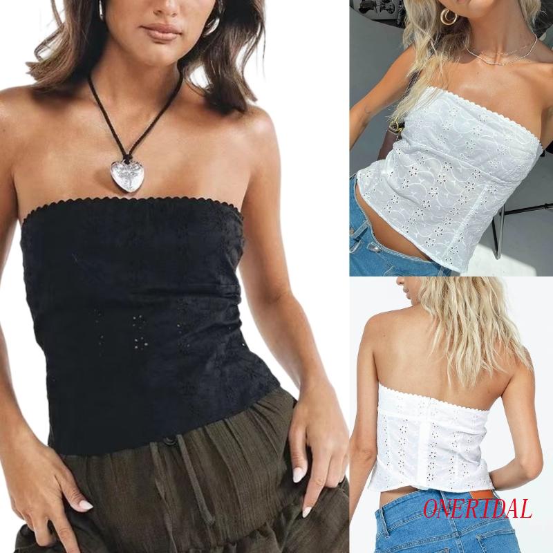 Áo Ống Mùa Hè Không Dây Khoét Lỗ Gợi Cảm Cho Nữ