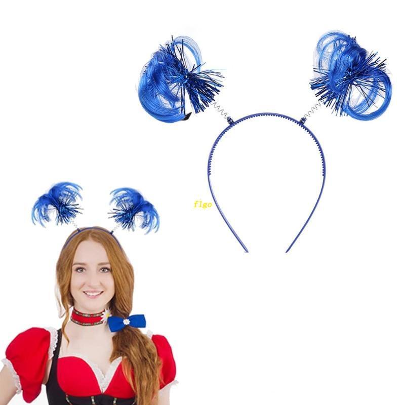 Băng Đô Vải Thiếc Nhiều Màu Dùng Hóa Trang Tiệc Tùng