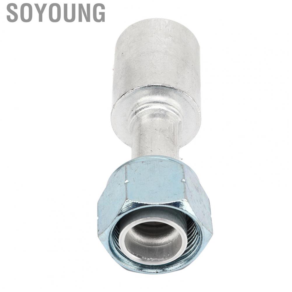 Soyoung Car Air Conditioner Connector  5/8in Exquisite Appearance Conditioning Pipe 10PCS Straight 180° for Truck