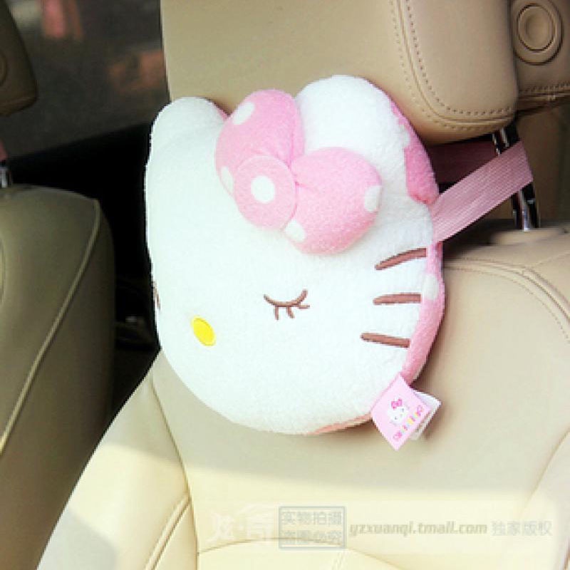 Gối Tựa Đầu Hình Hello Kitty Dễ Thương Cho Ghế Ngồi Xe Hơi | BigBuy360 - bigbuy360.vn