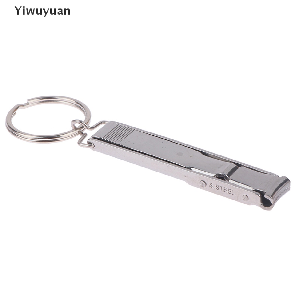 Kềm Cắt Móng Tay Siêu Mỏng Bằng Thép Không Gỉ Có Thể Gập Lại Kèm Dụng Cụ Dũa Móng