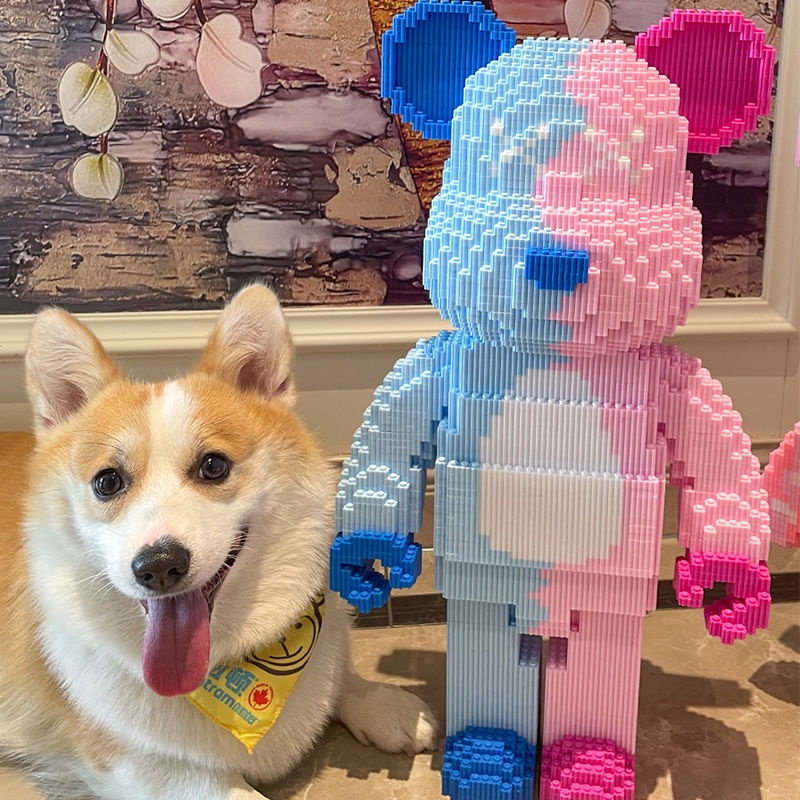 Chất Lượng Cao] Đồ Chơi Lắp Ráp Lego Nano Hình Chú Gấu Cho Bé Gái