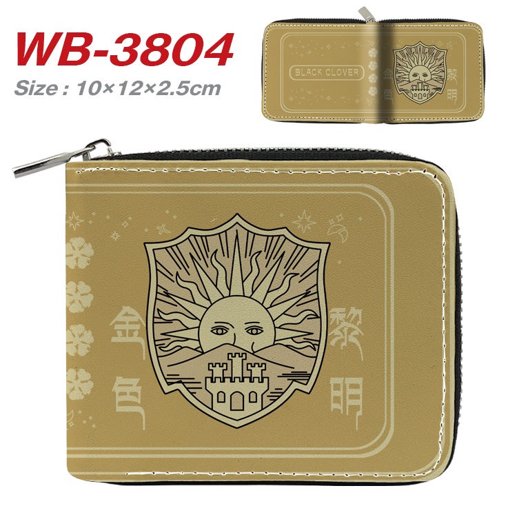 Ví Ngắn Đựng Tiền Xu In Hoạt Hình 3D Màu Đen Dành Cho Học Sinh