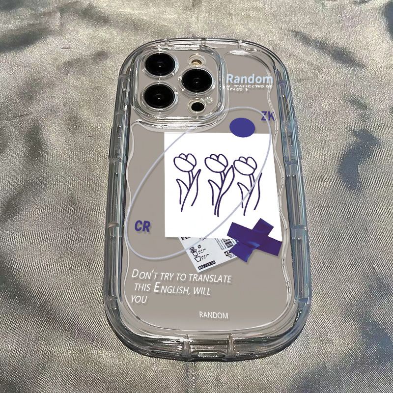 ✅Ốp Điện Thoại Mềm Trong Suốt Chống Sốc In Họa Tiết Hoa Cho Iphone 14 11 / xs 8pxr1312promax HBX8 / 7