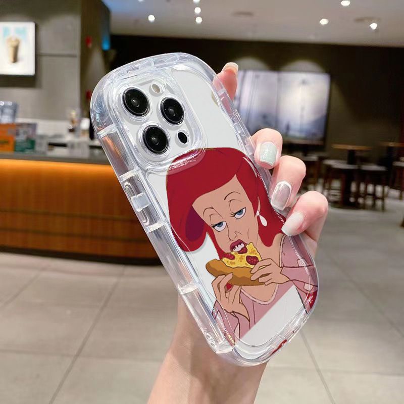 ✅Ốp Điện Thoại Mềm Trong Suốt Chống Sốc In Hình Pizza Cho Iphone 14 12 Xs Max 11 13 Xr 7 / / 8p JDI8