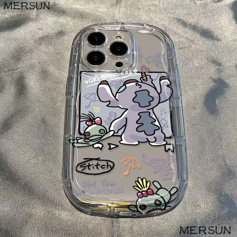 ✅Ốp Điện Thoại Mềm Trong Suốt Chống Sốc In Hình Stitch Cho Iphone promax / 13 / 12xs8piPhone14 xr 7 11 NSRF