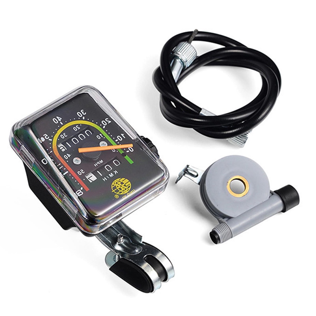 Đồng Hồ Đo Tốc Độ Có Dây Kiểu Cổ Điển Cho Xe Đạp