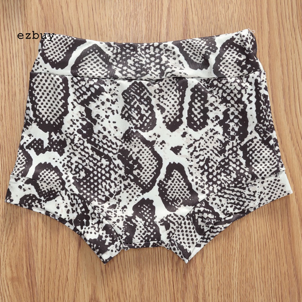 Bộ 3 Món Áo Liền Quần In Chữ + Quần Short Lưng Thun + Băng Đô Độc Đáo Thời Trang Mùa Hè Cho Bé