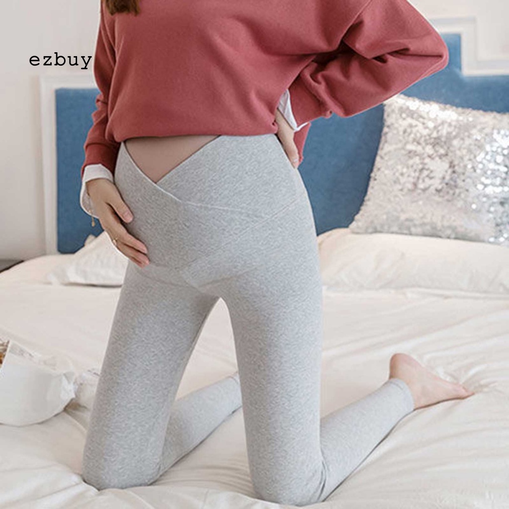 Quần Legging Lưng Thấp Thời Trang Mùa Thu Cho Mẹ Bầu