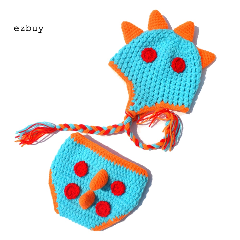 Quần Lót Dệt Kim Hình Khủng Long Hoạt Hình Dùng Chụp Ảnh Cho Bé Sơ Sinh