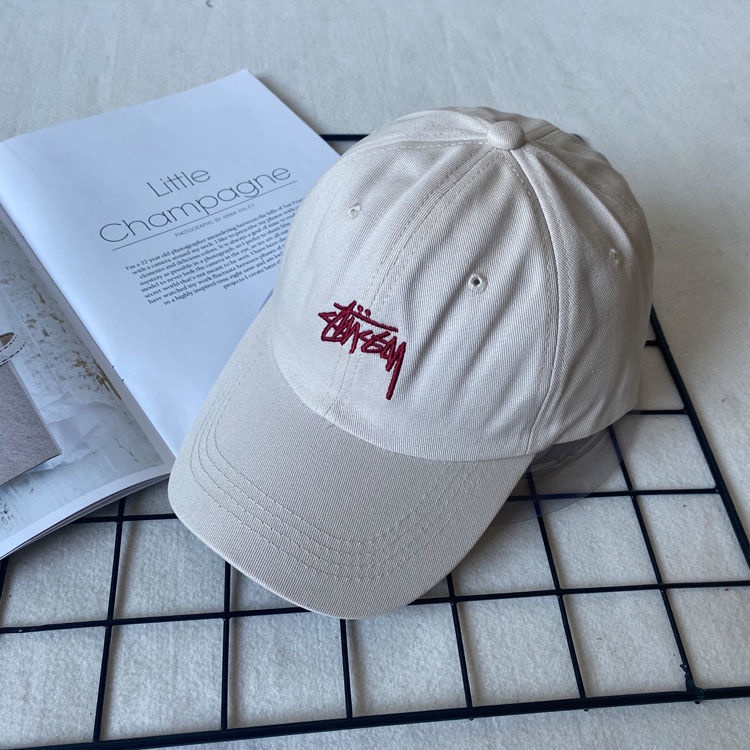 Mũ Lưỡi Trai Thêu Chữ Stussy Thời Trang Cá Tính Cho Nam Và Nữ