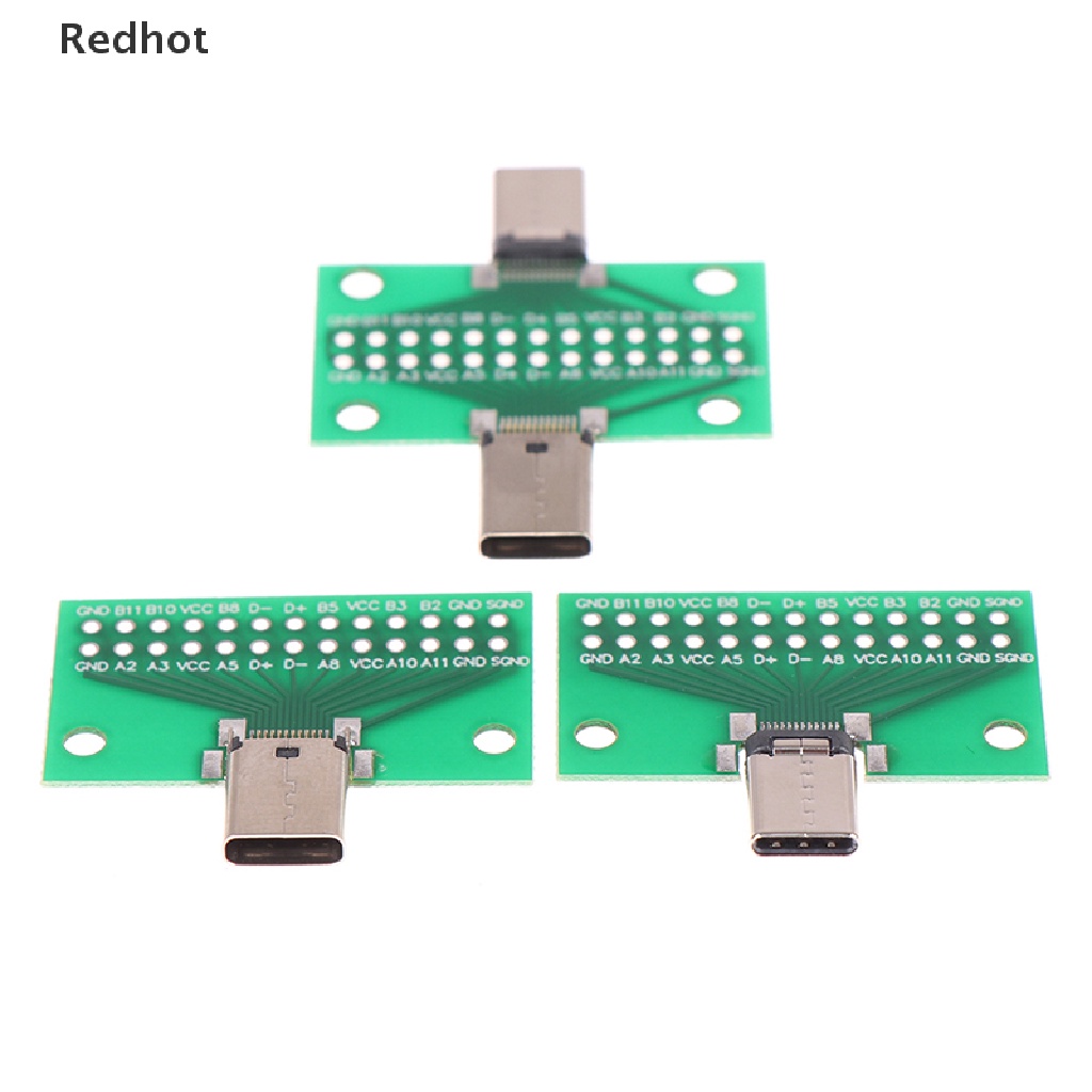 Bảng Mạch Thử Nghiệm PCB 24 + 2P USB 3.1 Type-C Đầu Đực 2.54mm