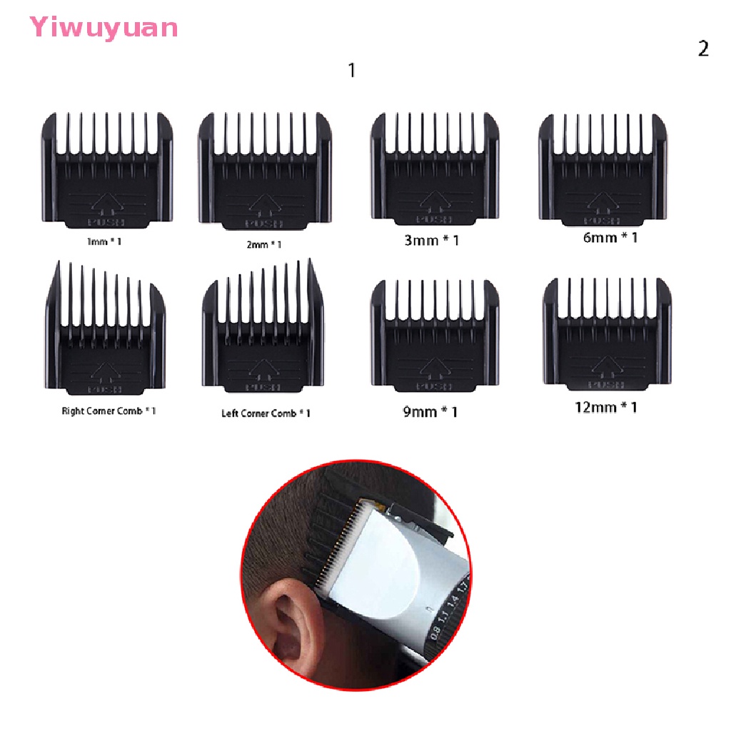 <Yiwuyuan> 4Pcs/set Cutg Guide Comb Hairdressing Tool Set Limit Comb Hair Trimmer Shaver New