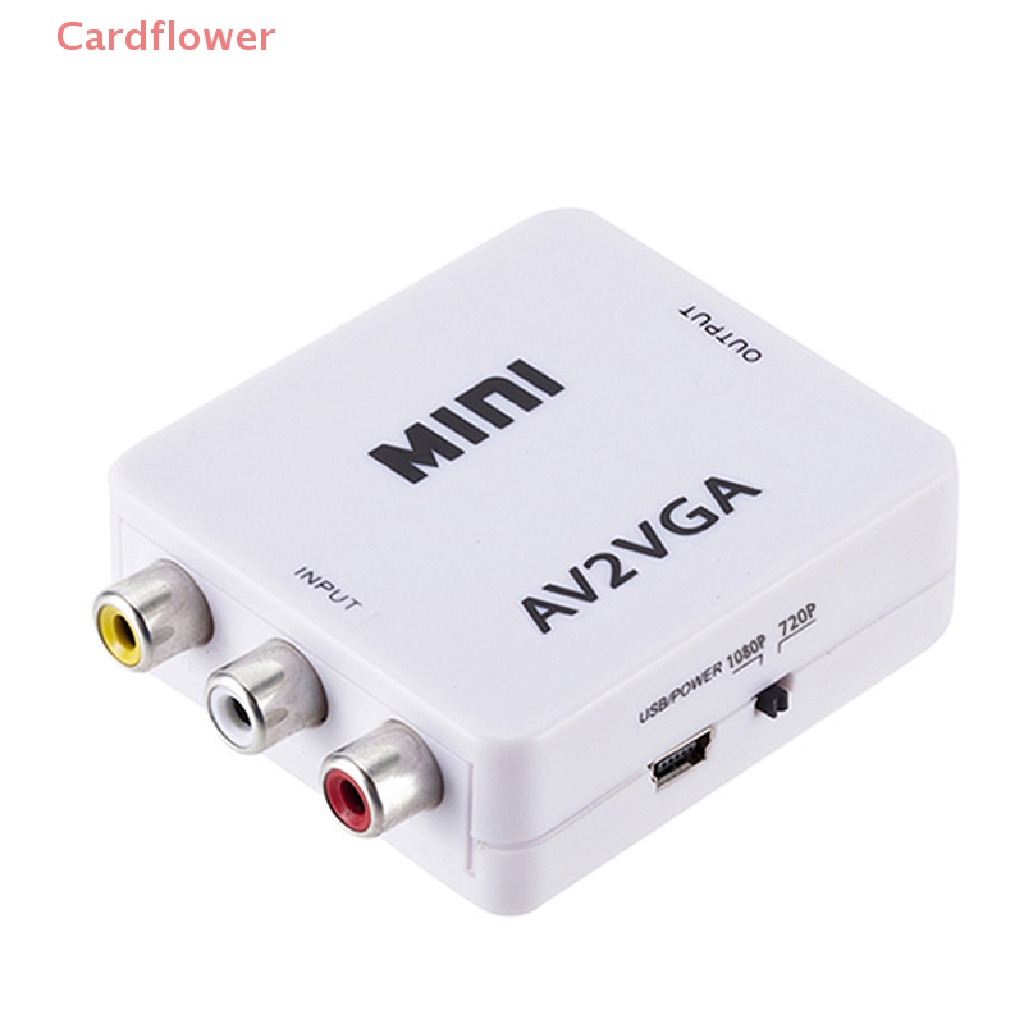 Bộ ChuyểN ĐổI AV RCA Sang VGA HD 1080P TV Mới
