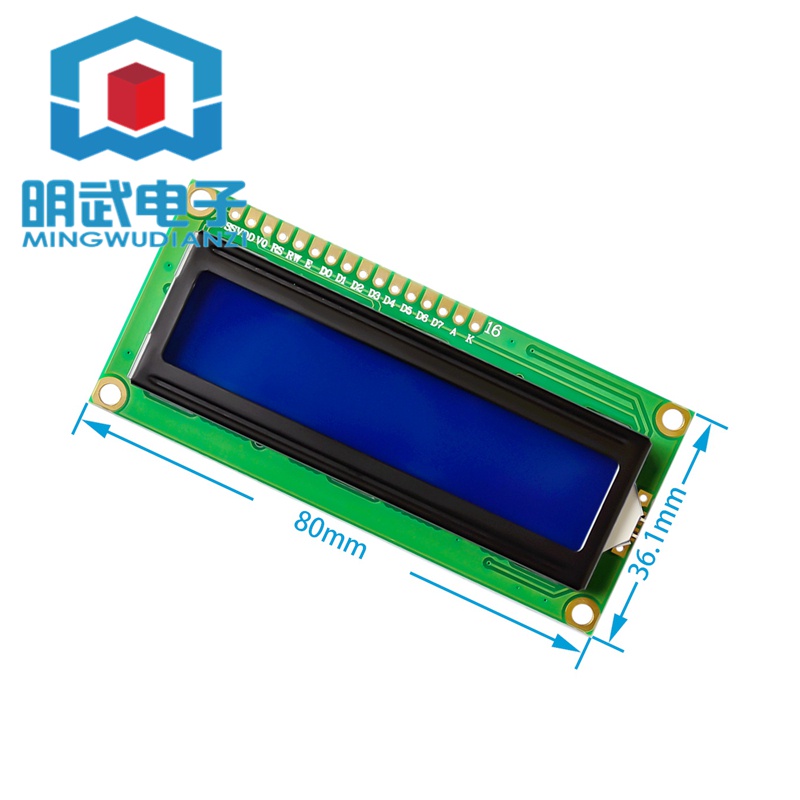 Màn Hình LCD 1602A Màu Xanh Dương Trắng 5V Với Màn Hình LCD 1602 Hiển Thị