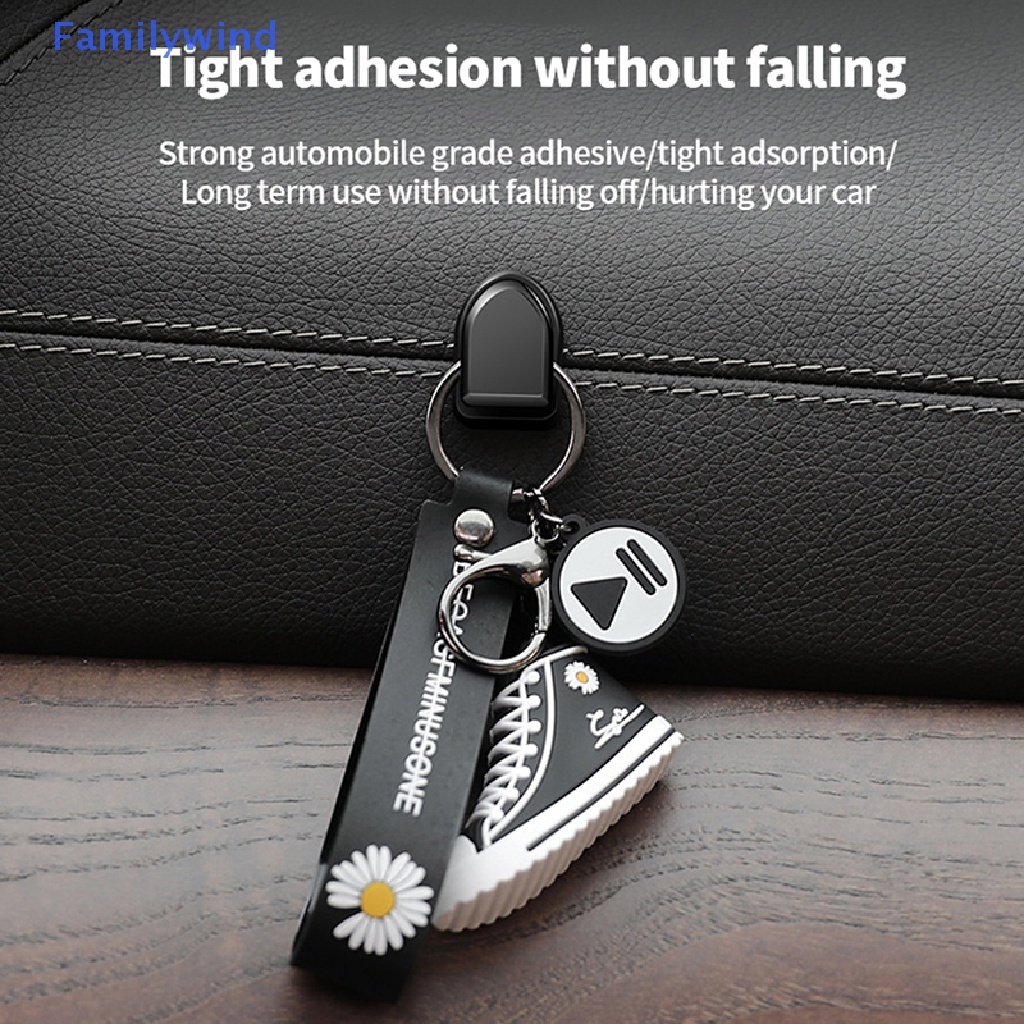 Set 10 Móc Treo Dây Cáp USB Tự Dính Gắn Bảng Điều Khiển Xe Hơi