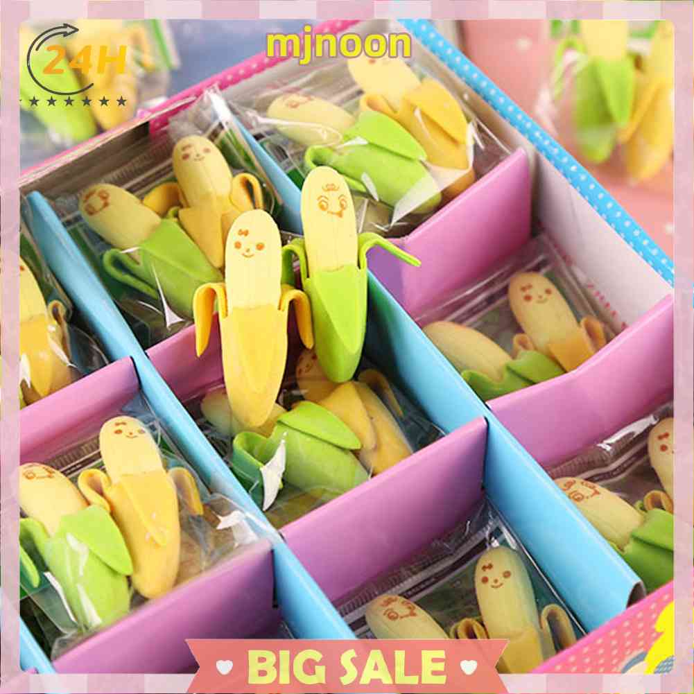 2 Gôm Tẩy Hình Trái Chuối Dễ Thương