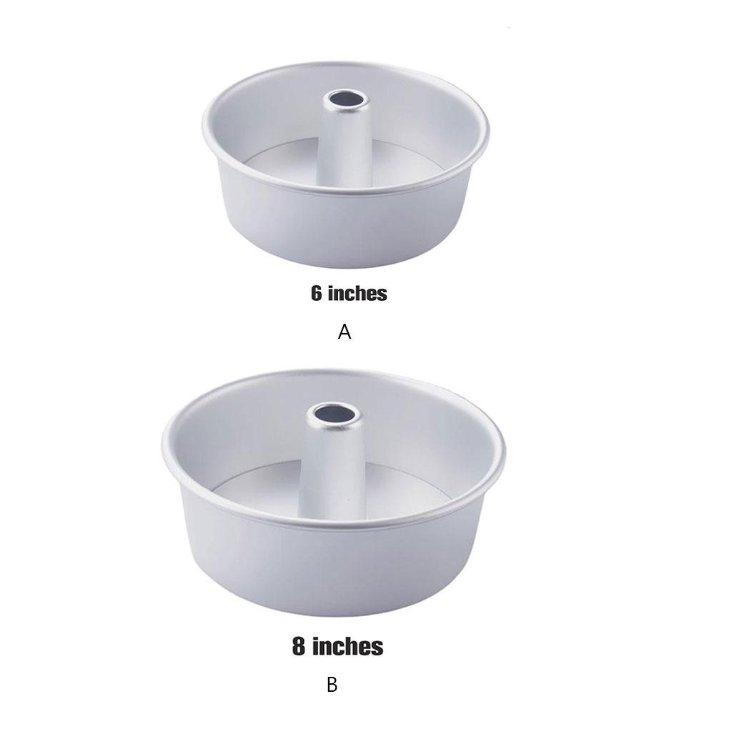Khuôn Làm Bánh Hình Tròn Bằng Hợp Kim Nhôm DIY