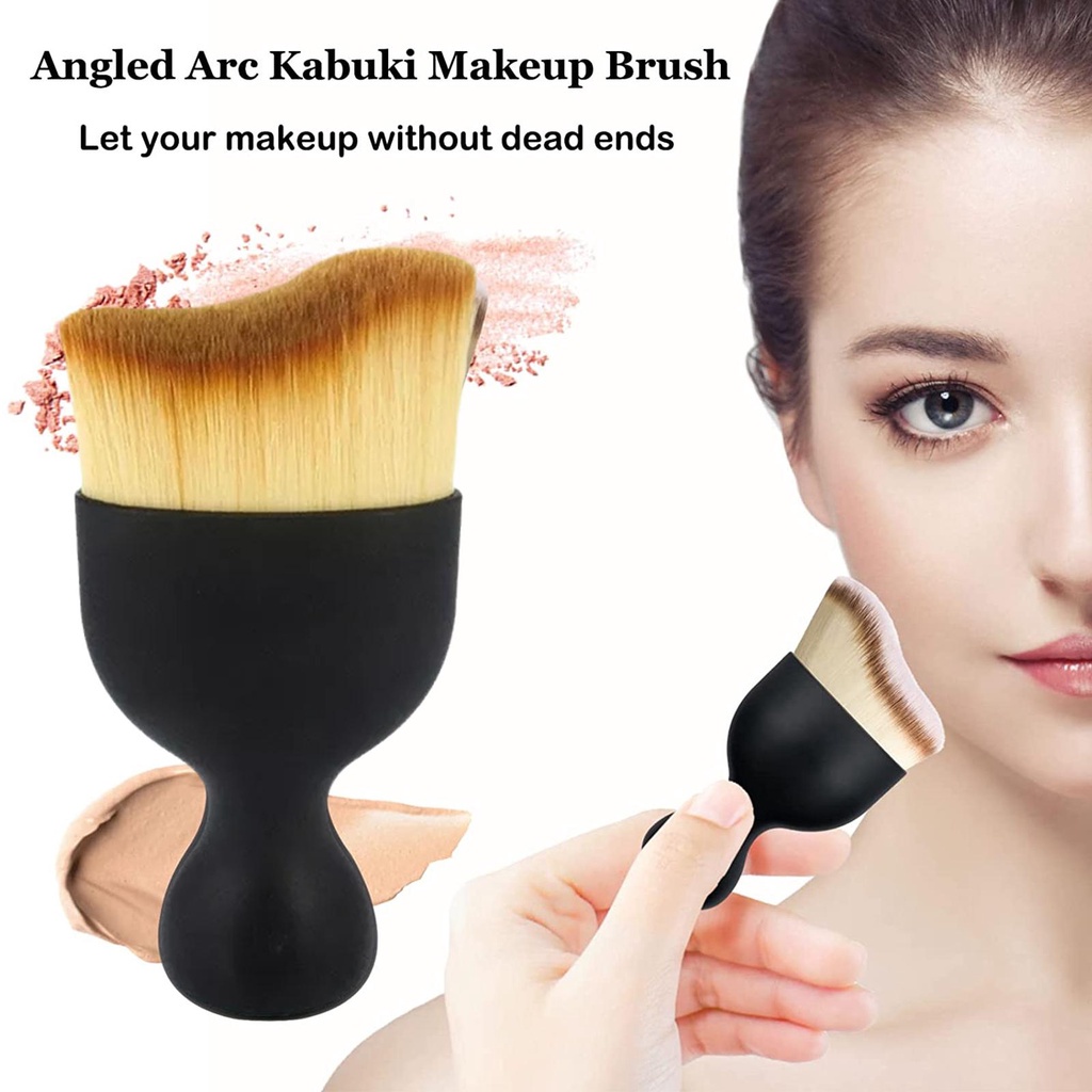 Cọ Trang Điểm Đánh Phấn Nền Bắt Sáng Tạo Khối Thiết Kế Chai Rượu Vang Độc Đáo S9O2