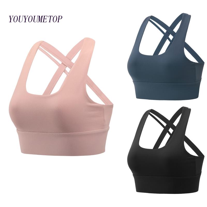 Áo Ngực Thể Thao Có Mút Đệm Thoáng Khí Thời Trang Cho Nữ