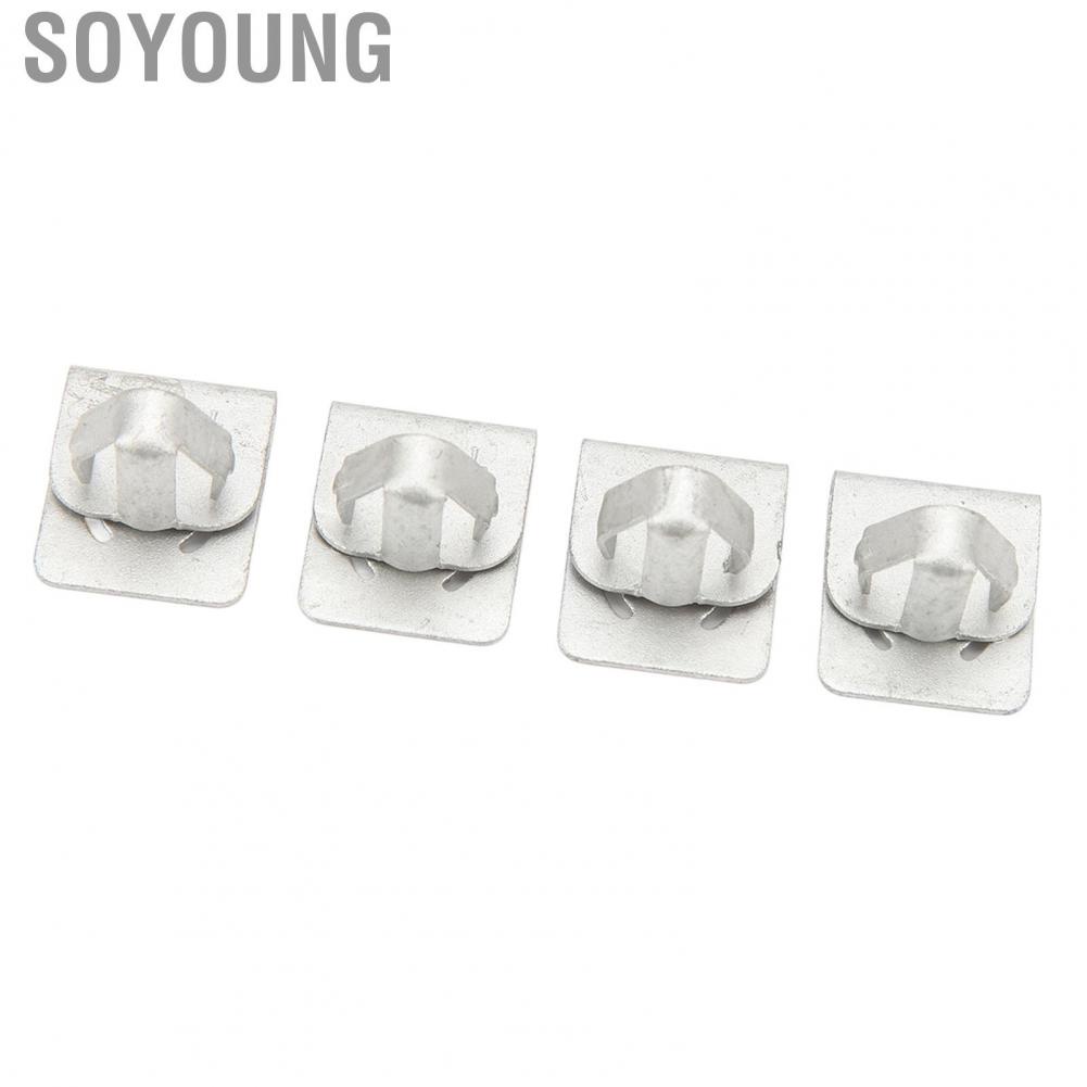 Soyoung Front Skid Plate Insert Clip  Perfect Fit Oil Filter Access Panel Door Clips 4PCS W715288S439 for Vehicle